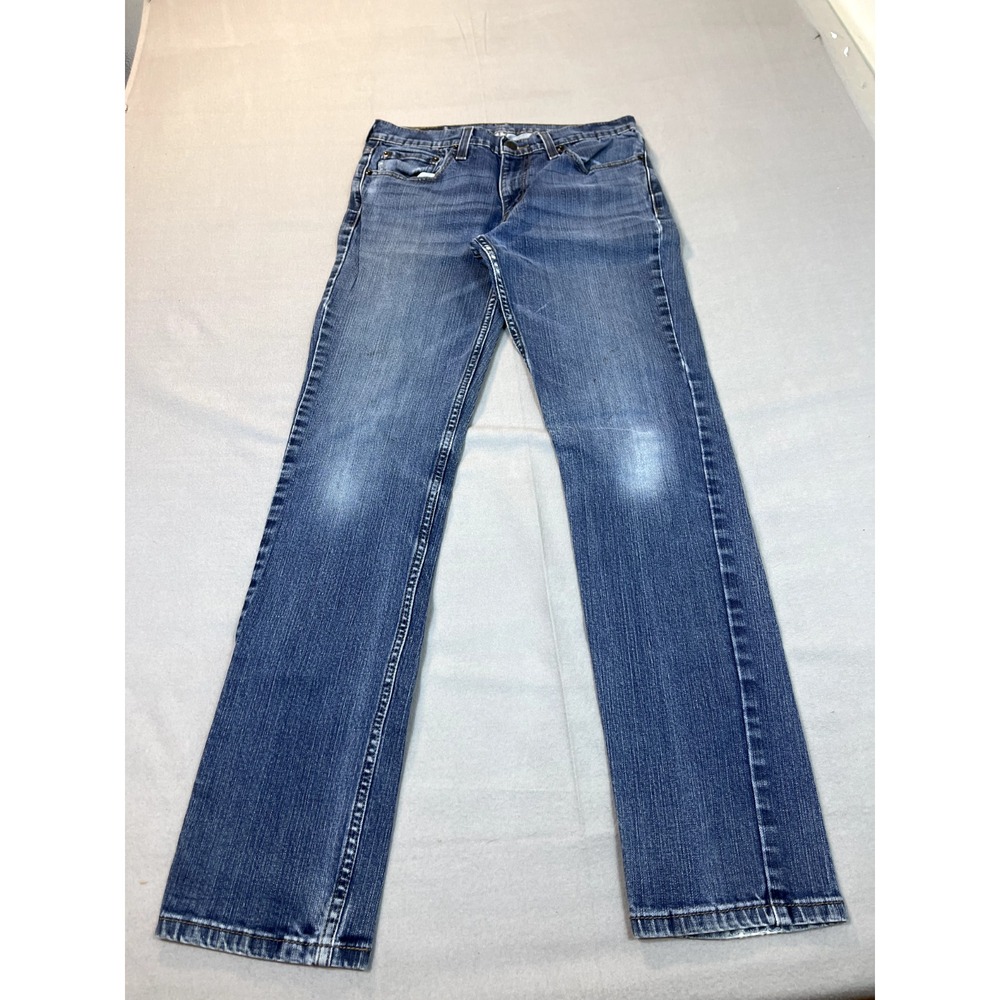 Levis 511 Jeans 31x34 Mens Blue Straight Leg‎ Fit Zip Fly Medium Wash 30x30.5
